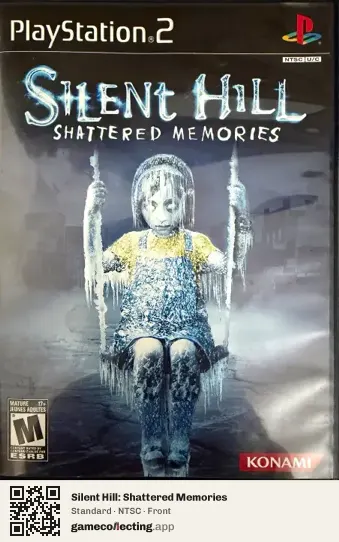 Silent Hill: Shattered Memories PlayStation 2, NTSC box front