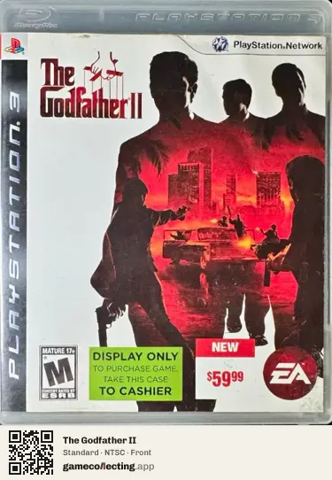 The Godfather II PlayStation 3, NTSC box front