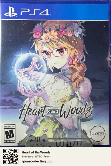 Heart of the Woods PlayStation 4, NTSC box front