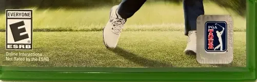 Rory McIlroy PGA Tour, the ESRB box on its front