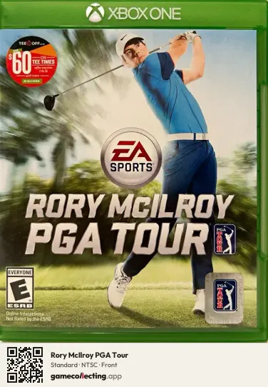 Rory McIlroy PGA Tour Xbox One, NTSC box front