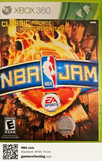 NBA Jam Xbox 360, NTSC box front