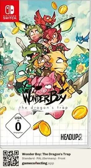 Wonder Boy: The Dragon's Trap Nintendo Switch, Germany box front