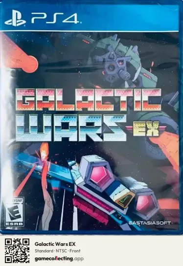 Galactic Wars EX PlayStation 4, NTSC box front