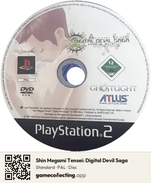 Shin Megami Tensei: Digital Devil Saga PlayStation 2, PAL disc