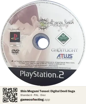 Shin Megami Tensei: Digital Devil Saga PlayStation 2, PAL disc