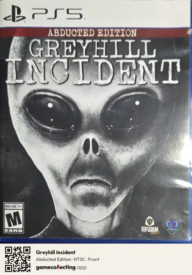 Greyhill Incident PlayStation 5, NTSC box front