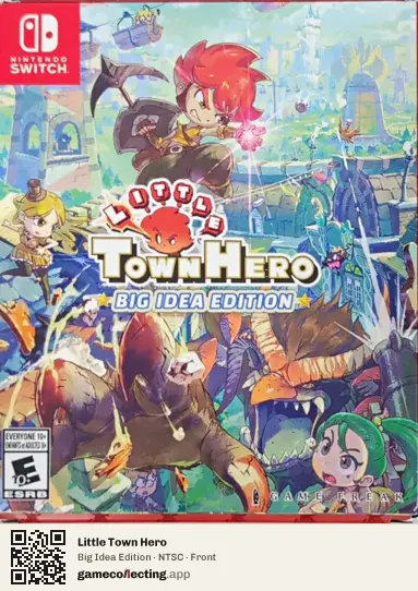 Little Town Hero Nintendo Switch, NTSC box front