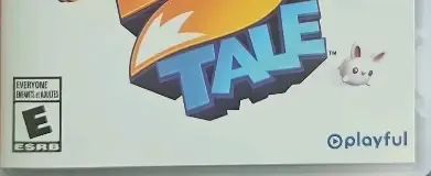 New Super Lucky's Tale, the ESRB box on its front