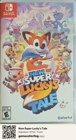 New Super Lucky's Tale Nintendo Switch, NTSC box front