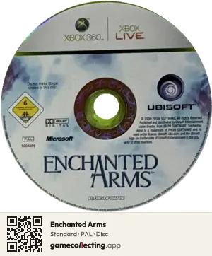 Enchanted Arms Xbox 360, PAL disc