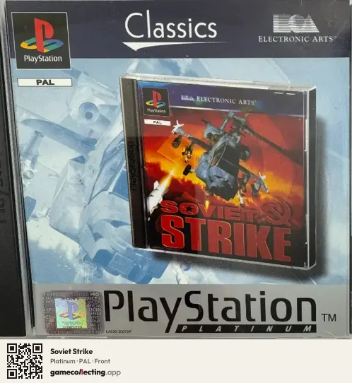 Soviet Strike PlayStation, PAL box front