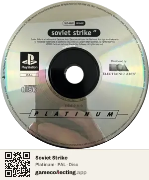 Soviet Strike PlayStation, PAL disc