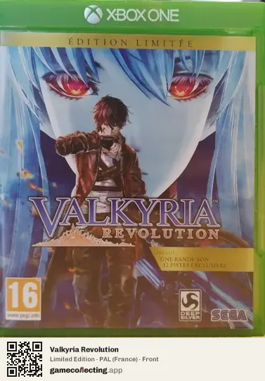 Valkyria Revolution Xbox One, France box front