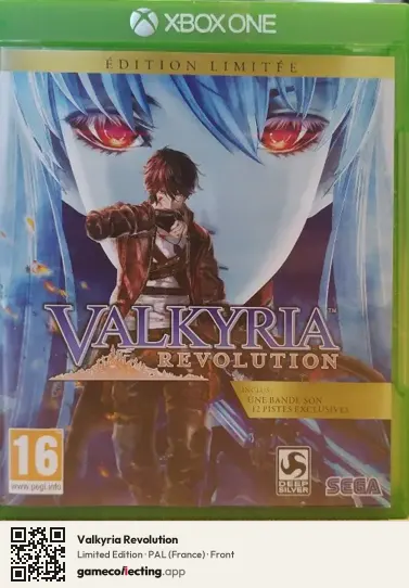 Valkyria Revolution Xbox One, France box front