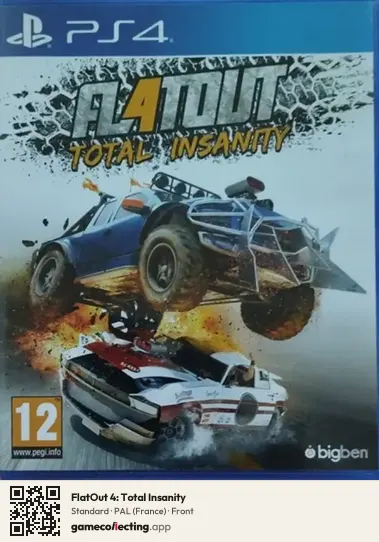 FlatOut 4: Total Insanity PlayStation 4, France box front
