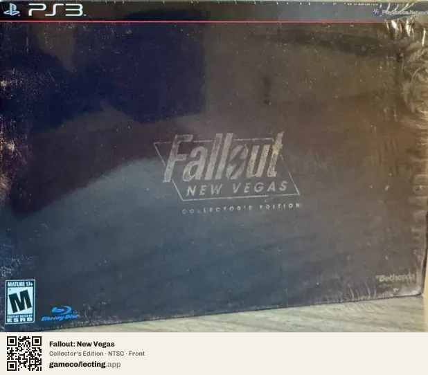 Fallout: New Vegas PlayStation 3, NTSC box front