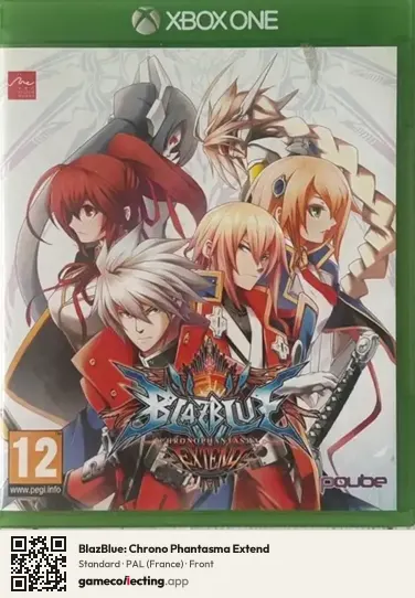 BlazBlue: Chrono Phantasma Extend Xbox One, France box front
