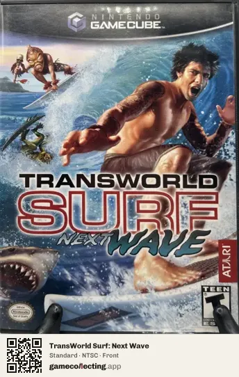 TransWorld Surf: Next Wave Nintendo GameCube, NTSC box front