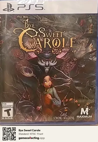 Bye Sweet Carole PlayStation 5, NTSC box front