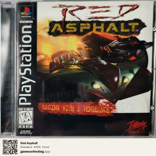 Red Asphalt PlayStation, NTSC box front