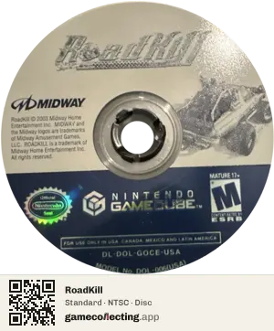 RoadKill Nintendo GameCube, NTSC disc