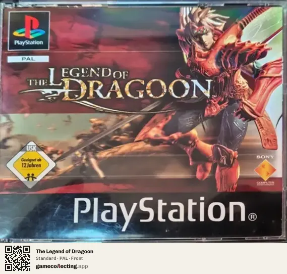The Legend of Dragoon PlayStation, PAL box front