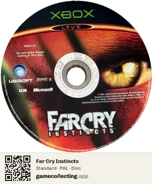 Far Cry Instincts Xbox, PAL disc