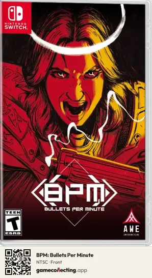 BPM: Bullets Per Minute Nintendo Switch, NTSC box front
