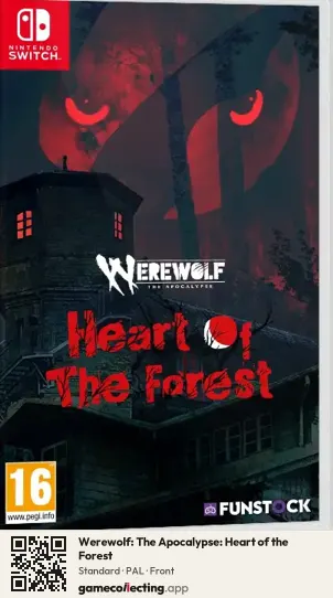 Werewolf: The Apocalypse: Heart of the Forest Nintendo Switch, PAL box front