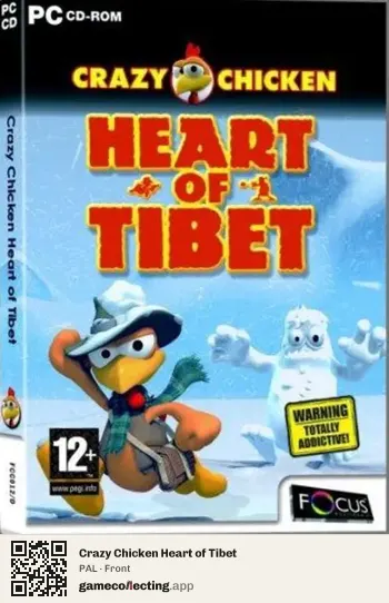Crazy Chicken Heart of Tibet Computer, PAL box front