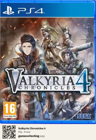 Valkyria Chronicles 4 PlayStation 4, PAL box front