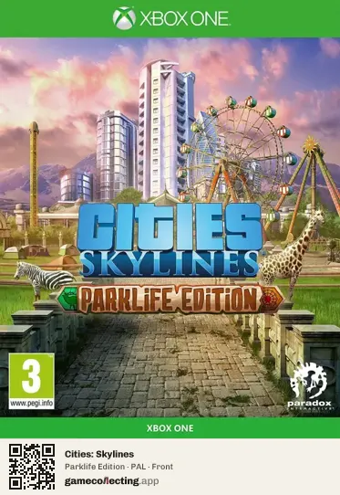 Cities: Skylines Xbox One, PAL box front