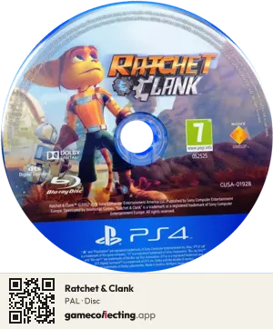 Ratchet & Clank PlayStation 4, PAL disc
