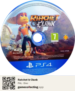 Ratchet & Clank PlayStation 4, PAL disc