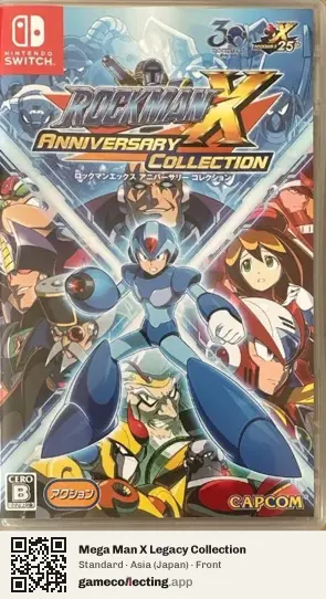 Mega Man X Legacy Collection Nintendo Switch, Asia box front