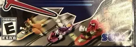 Sonic Riders, the ESRB box on its front
