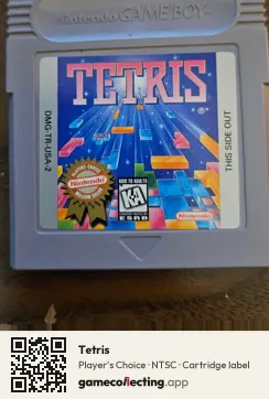 Tetris Game Boy, NTSC cartridge label