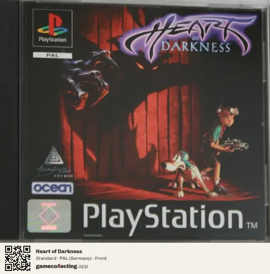 Heart of Darkness PlayStation, Germany box front