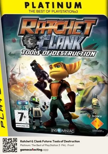 Ratchet & Clank Future: Tools of Destruction PlayStation 3, PAL box front