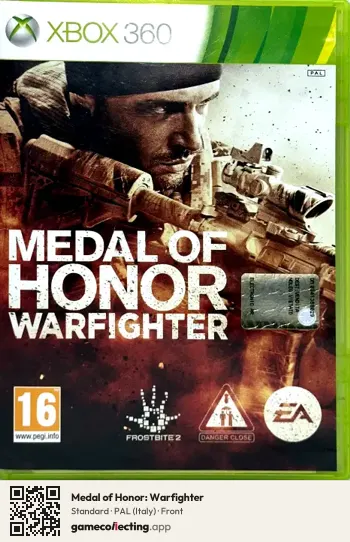 Medal of Honor: Warfighter Xbox 360, Italy box front