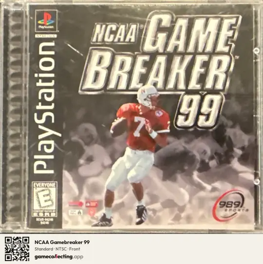 NCAA Gamebreaker 99 PlayStation, NTSC box front