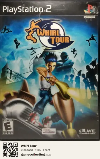 Whirl Tour PlayStation 2, NTSC box front