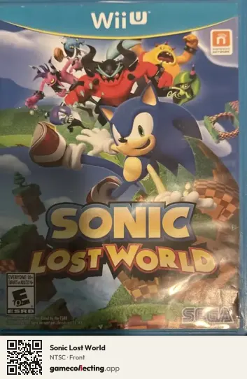 Sonic Lost World Nintendo Wii U, NTSC box front