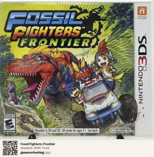 Fossil Fighters: Frontier Nintendo 3DS, NTSC box front