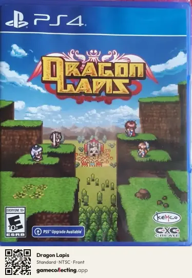 Dragon Lapis PlayStation 4, NTSC box front