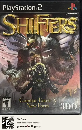 Shifters PlayStation 2, NTSC box front