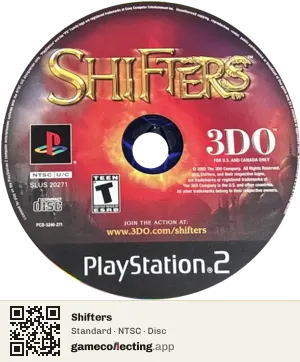 Shifters PlayStation 2, NTSC disc