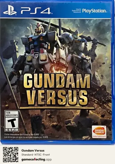 Gundam Versus PlayStation 4, NTSC box front