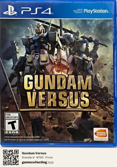Gundam Versus PlayStation 4, NTSC box front
